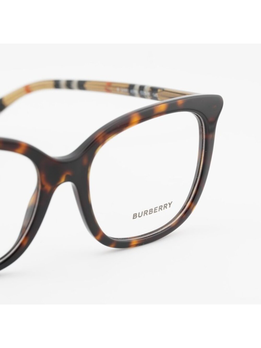 Burberry BE2430 4216 Women Eyeglasses Havana / Check Brown 53mm Square Frame - Picture 7 of 11